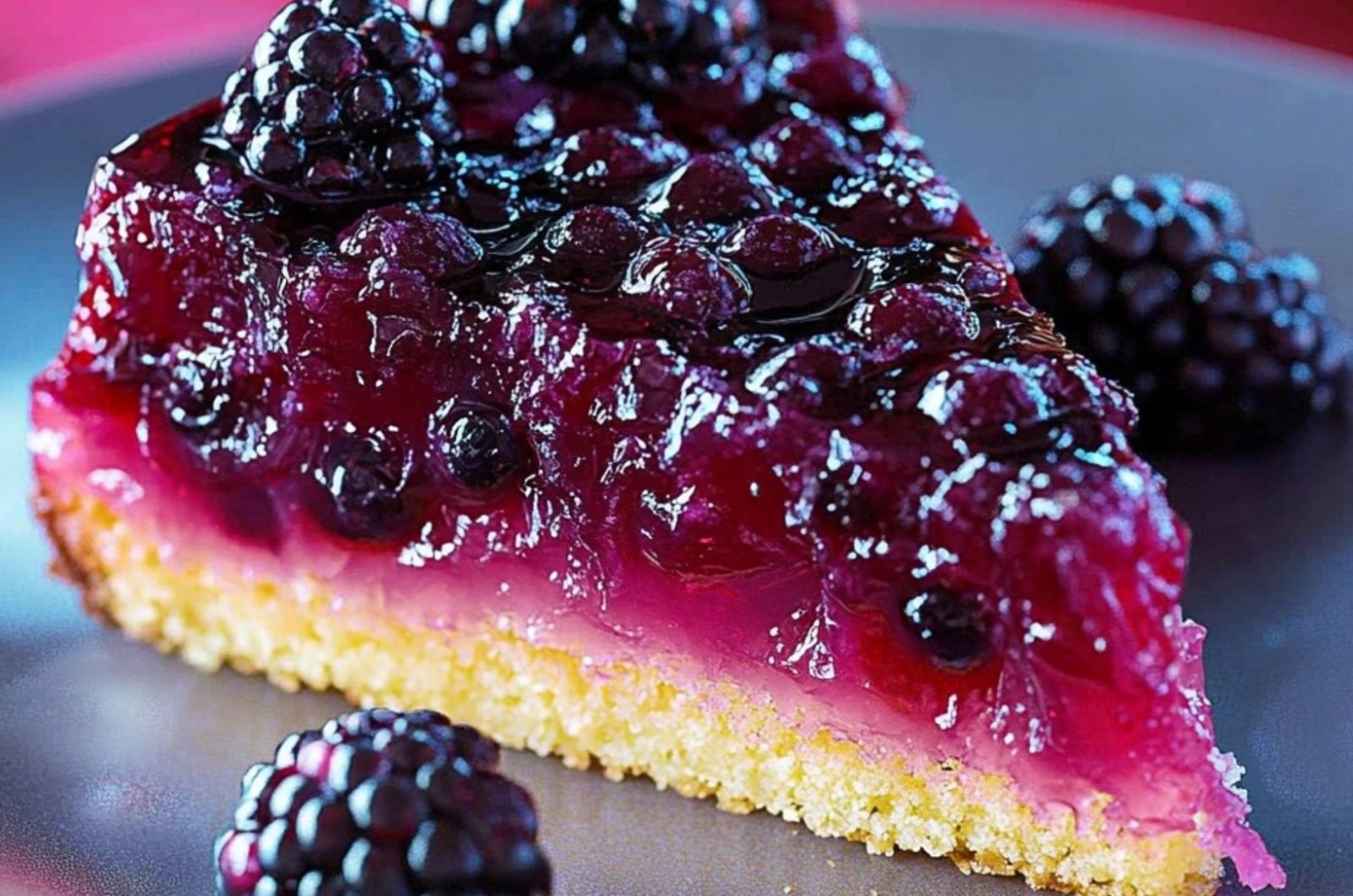 Blackberry Upside Down Cake