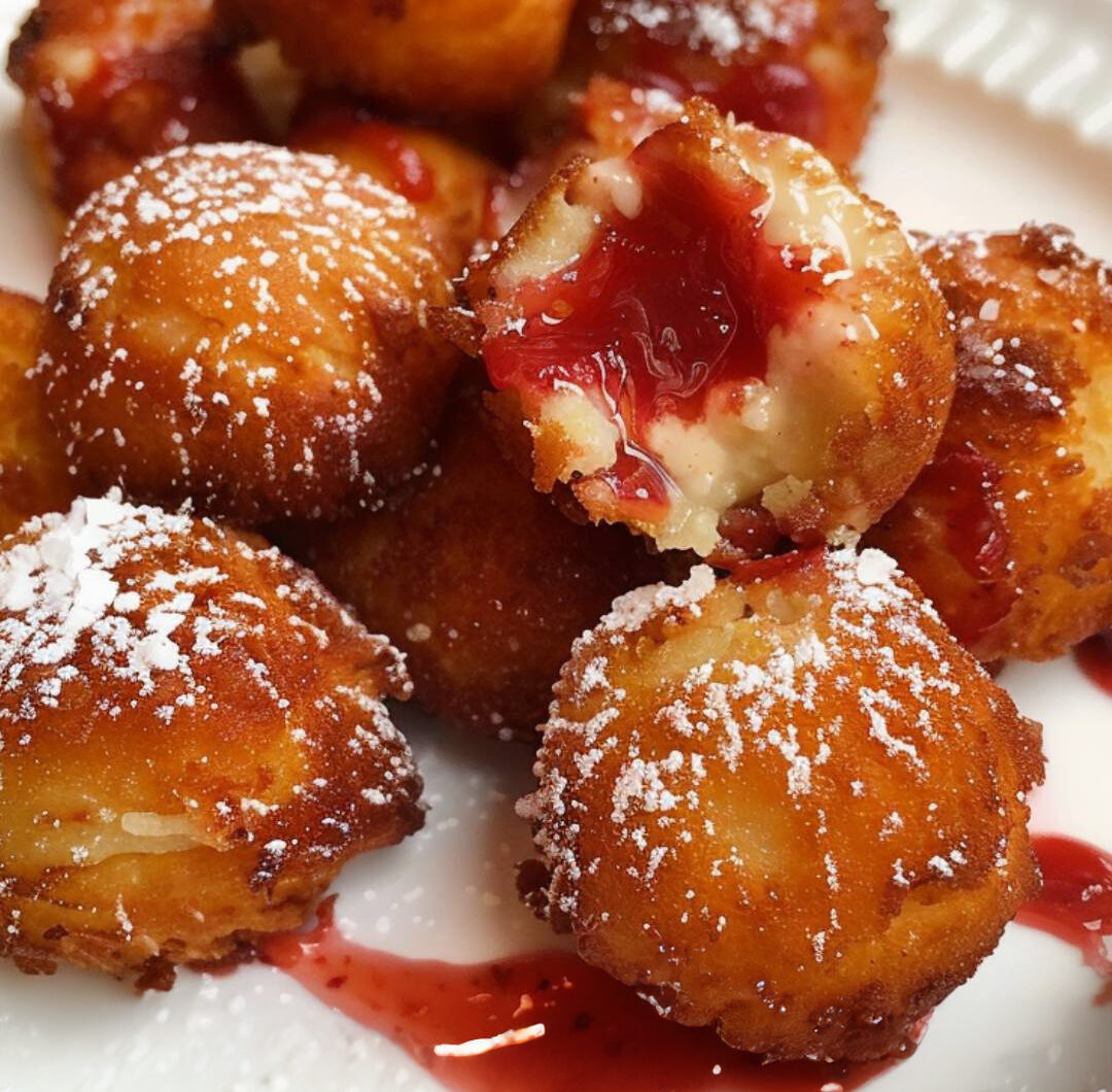 Fried Cheesecake Bites
