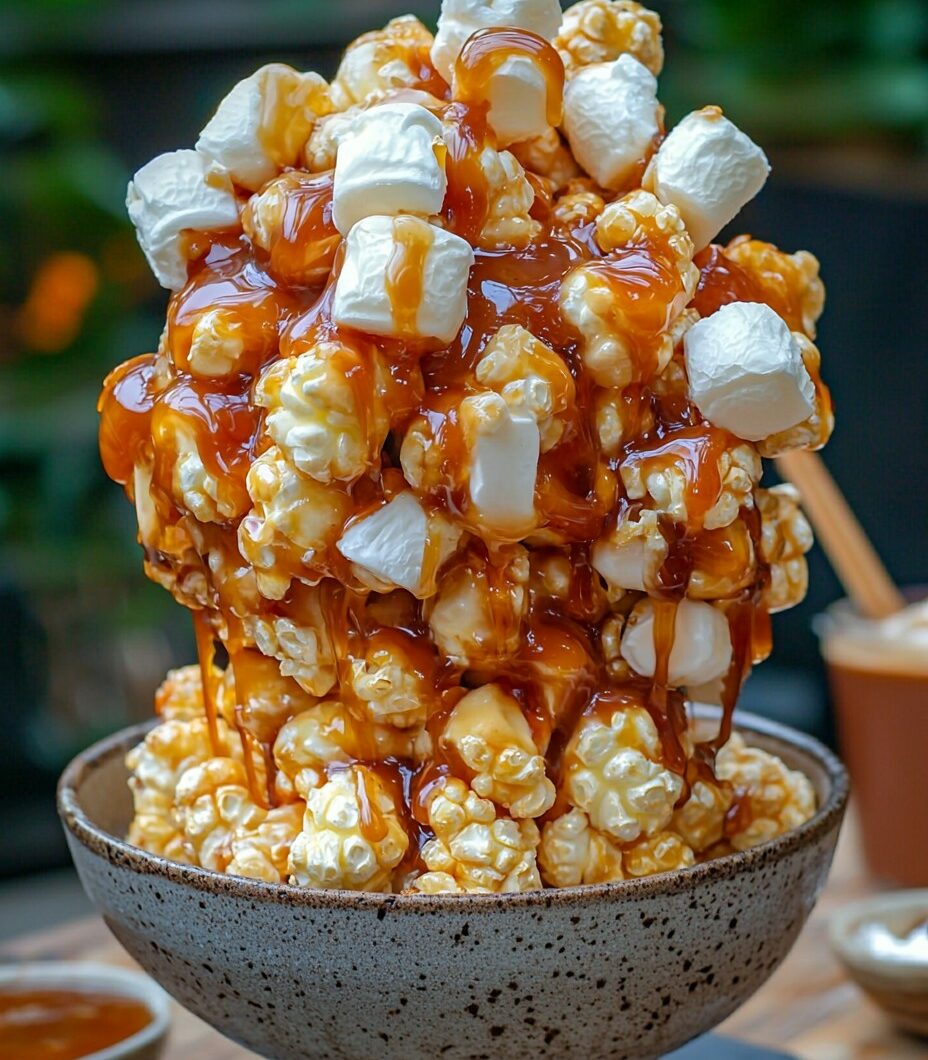Marshmallow Caramel Corn
