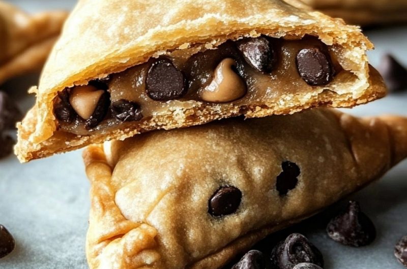 Chocolate Chip Cookie Dough Turnovers