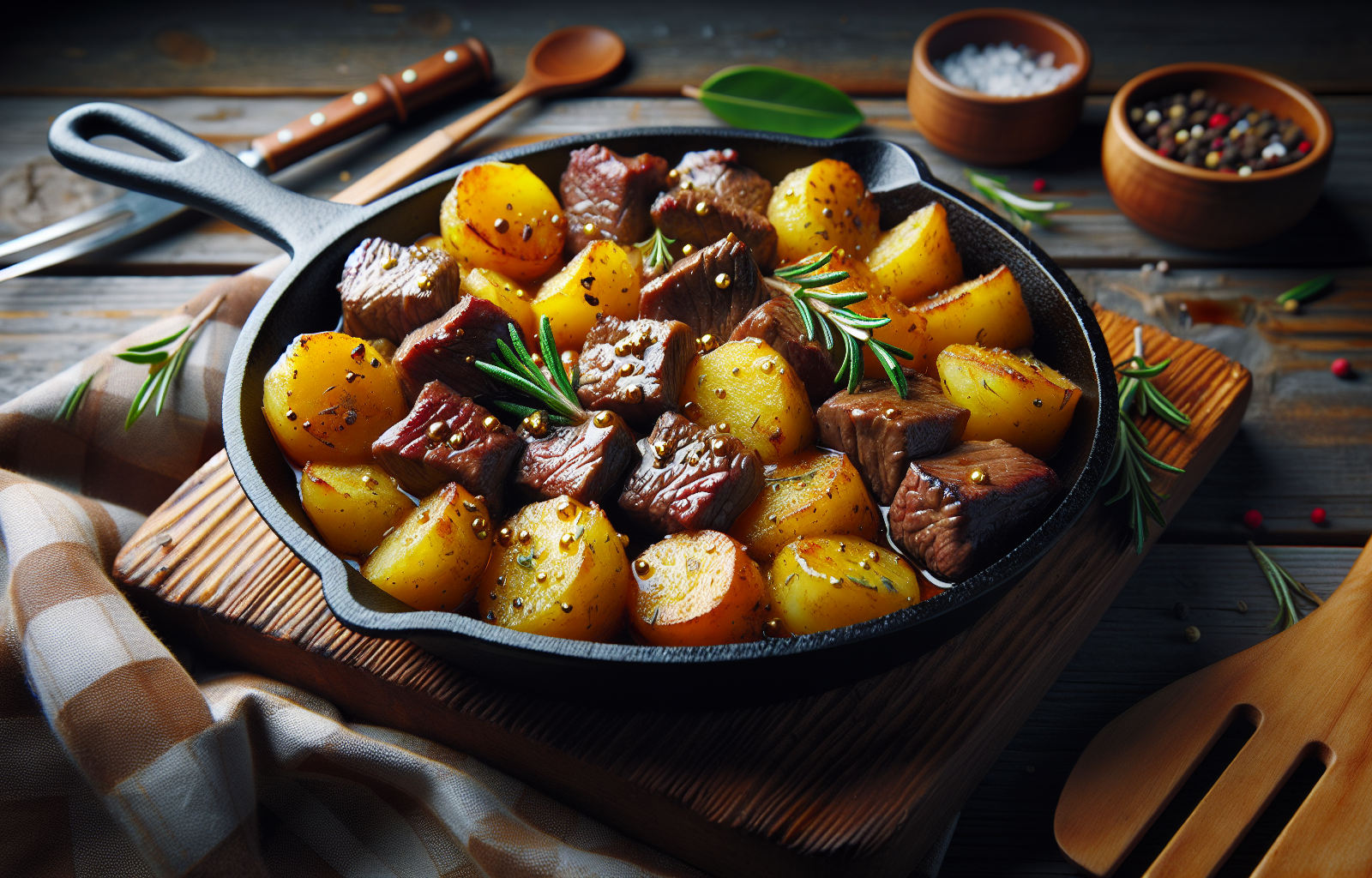 Mini Beef & Potato Skillet