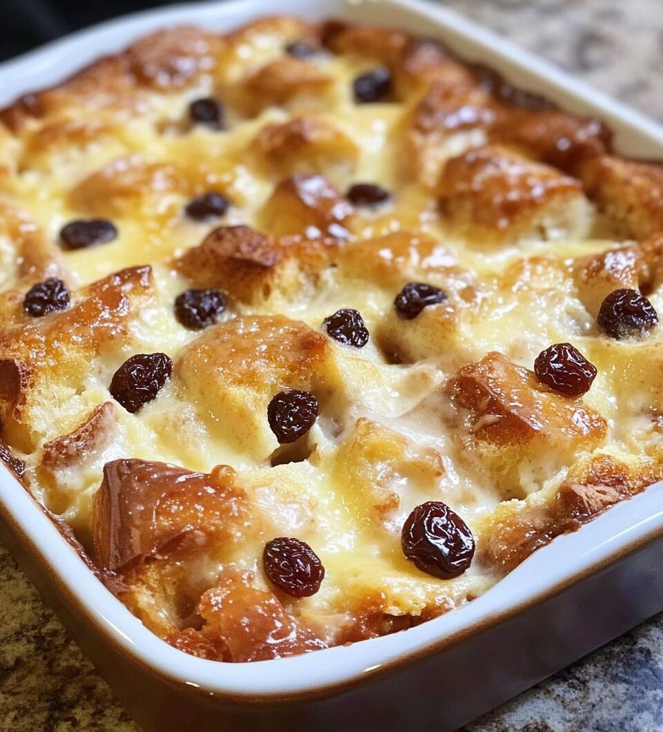 Cinnamon Raisin Bread Pudding