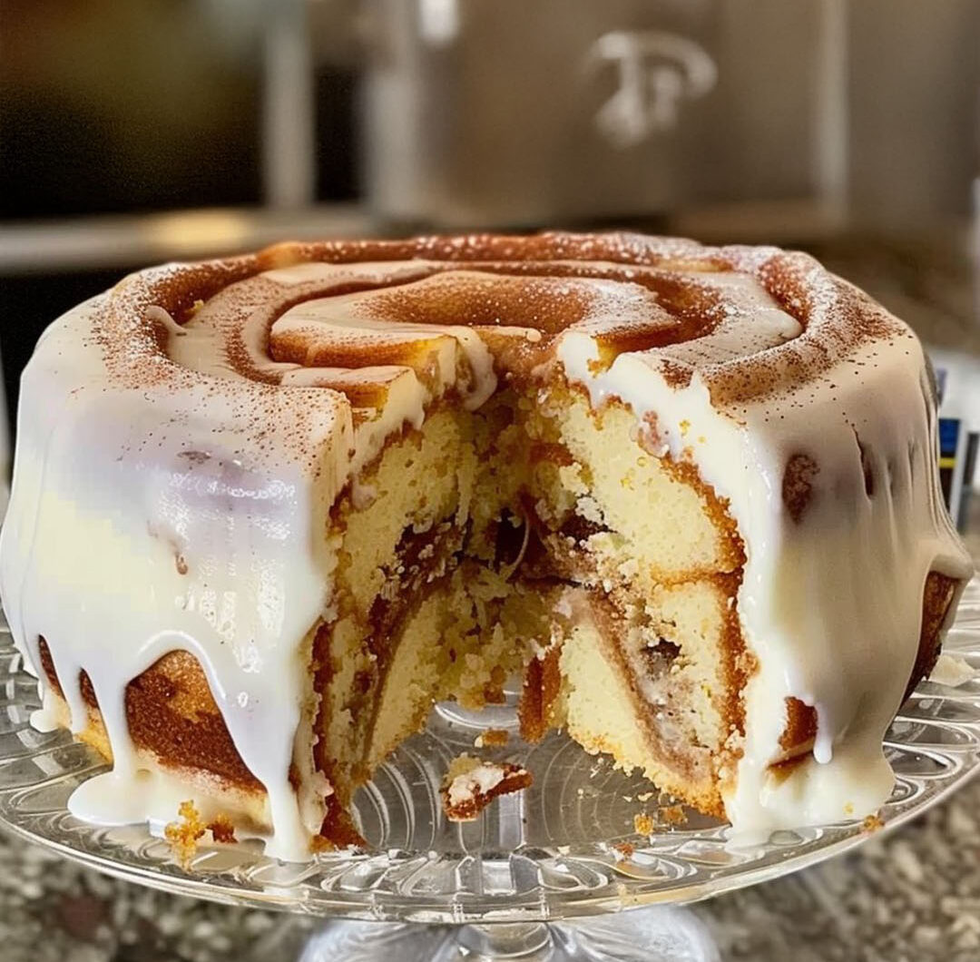 Honey Bun Pound Cake