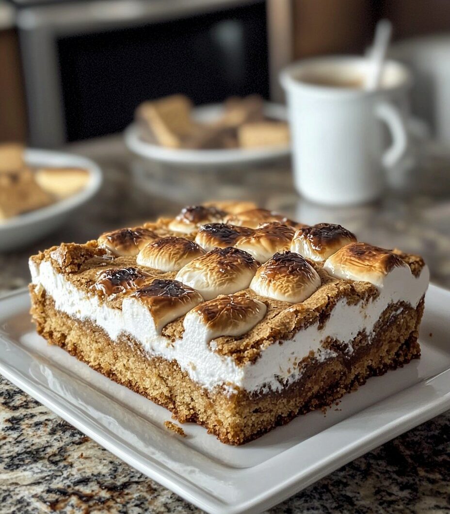 S’mores Blondies Recipe