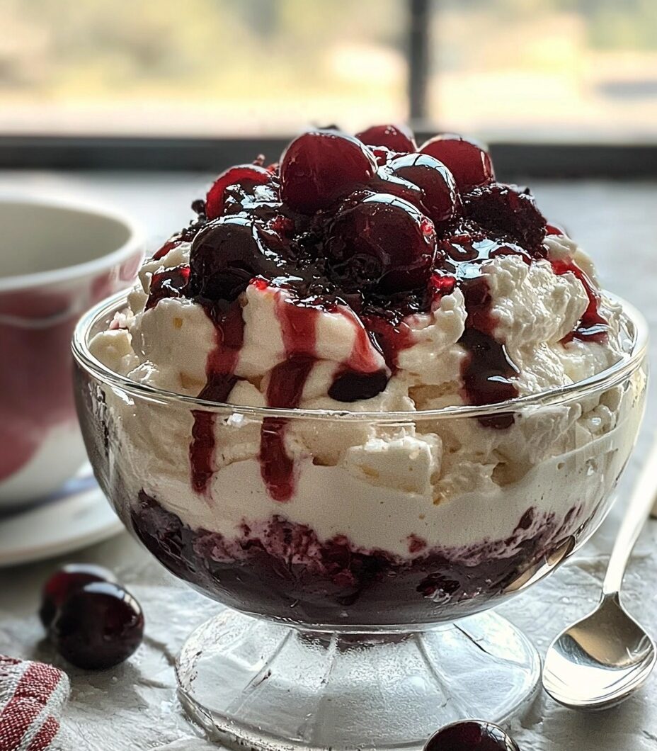 Delectable Cherry Cheesecake Fluff