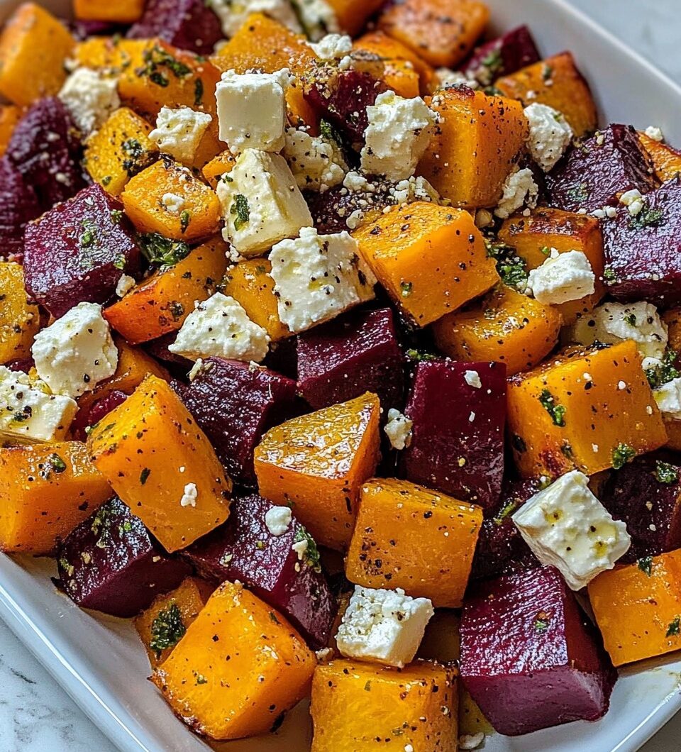 Roasted Pumpkin and Beetroot Salad