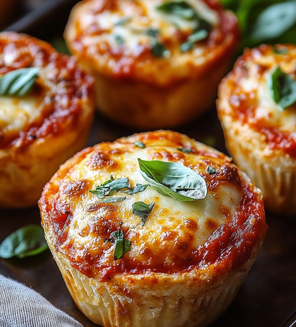 Deep Dish Pizza Cupcakes