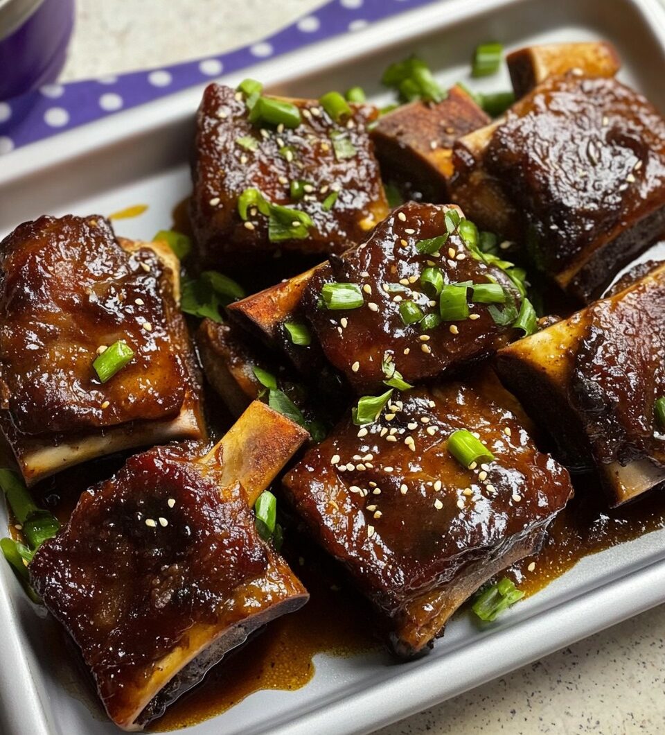 Sweet & Spicy Soy-Braised Short Ribs