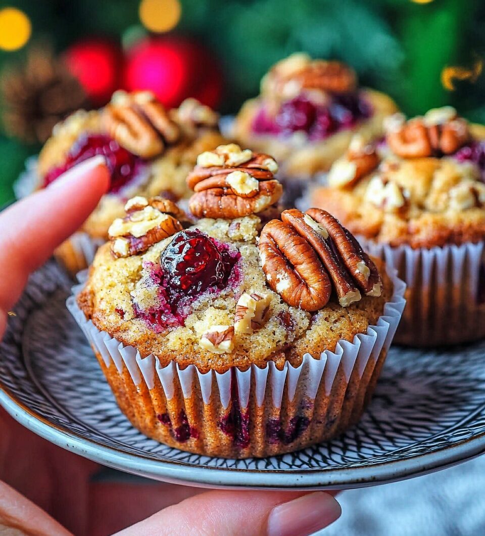 Cranberry-Orange Pecan Muffins