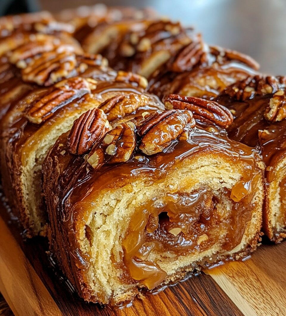 Maple Caramel Pecan Sticky Babka