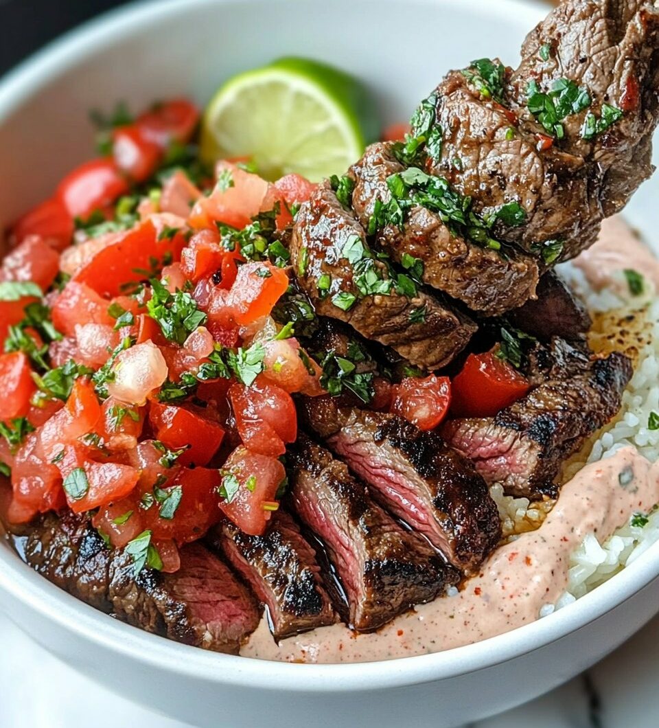 Steak Fajita Bowls with Pico de Gallo