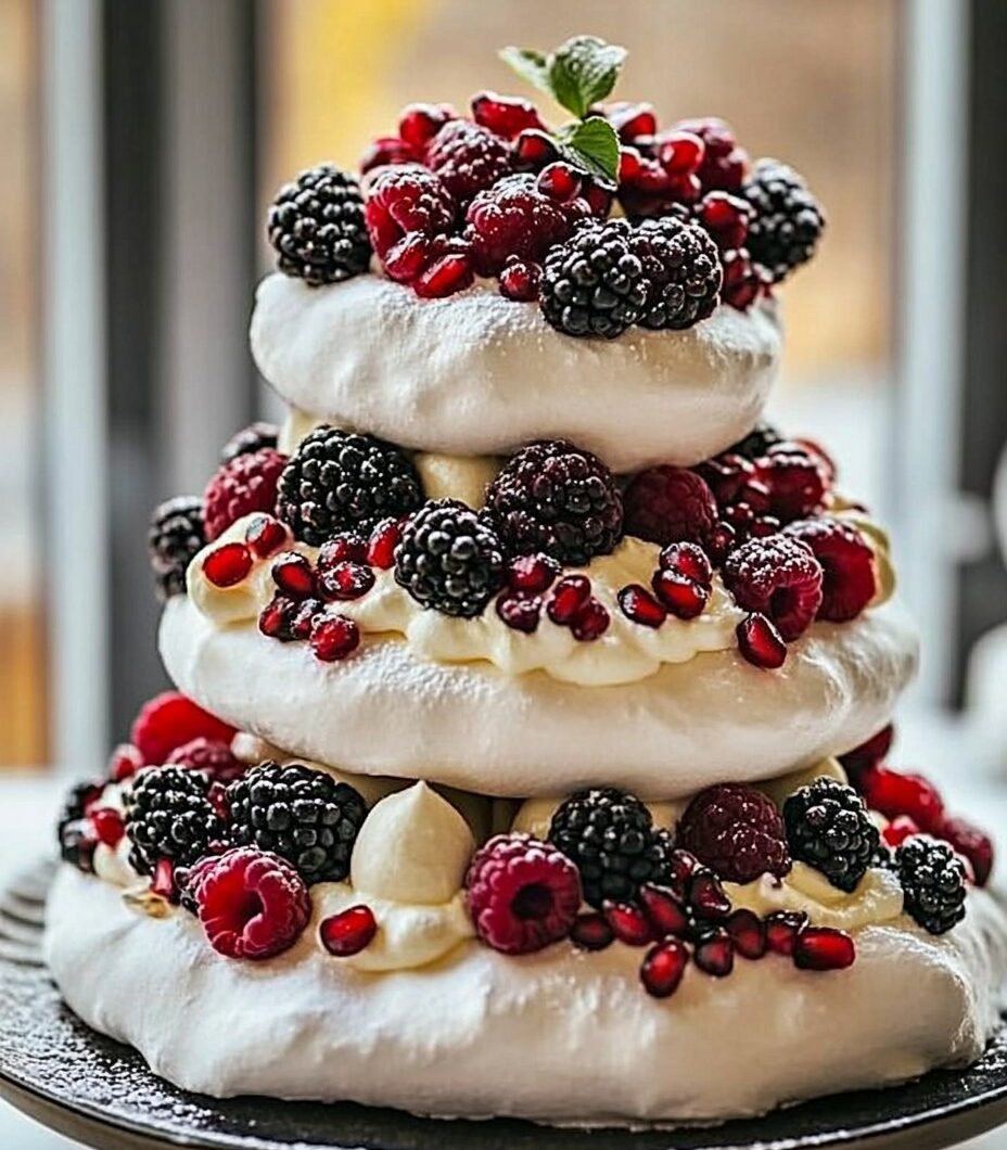 Pavlova Berry Bliss Tower