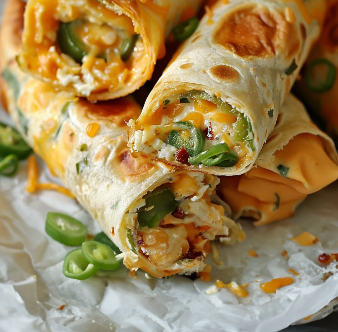 Spicy Cheesy Jalapeno Wraps