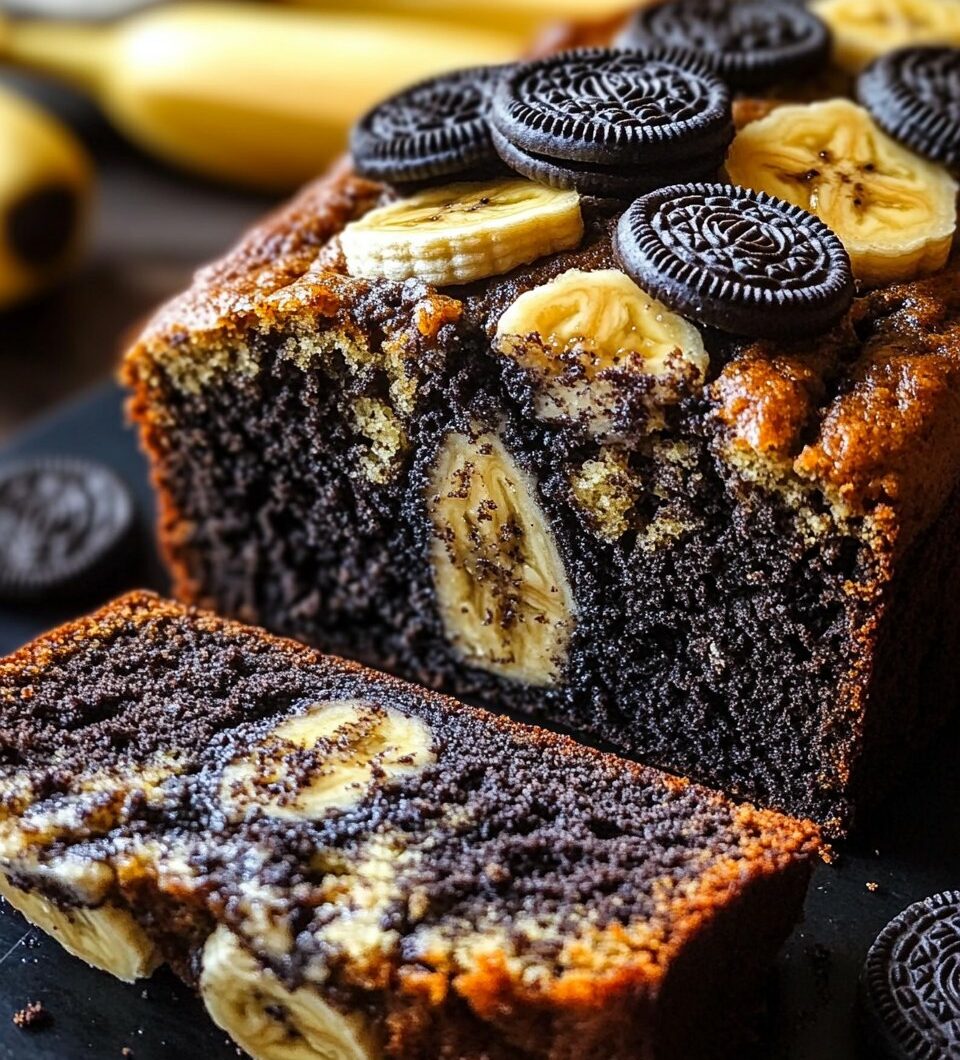 Oreo Banana Bread