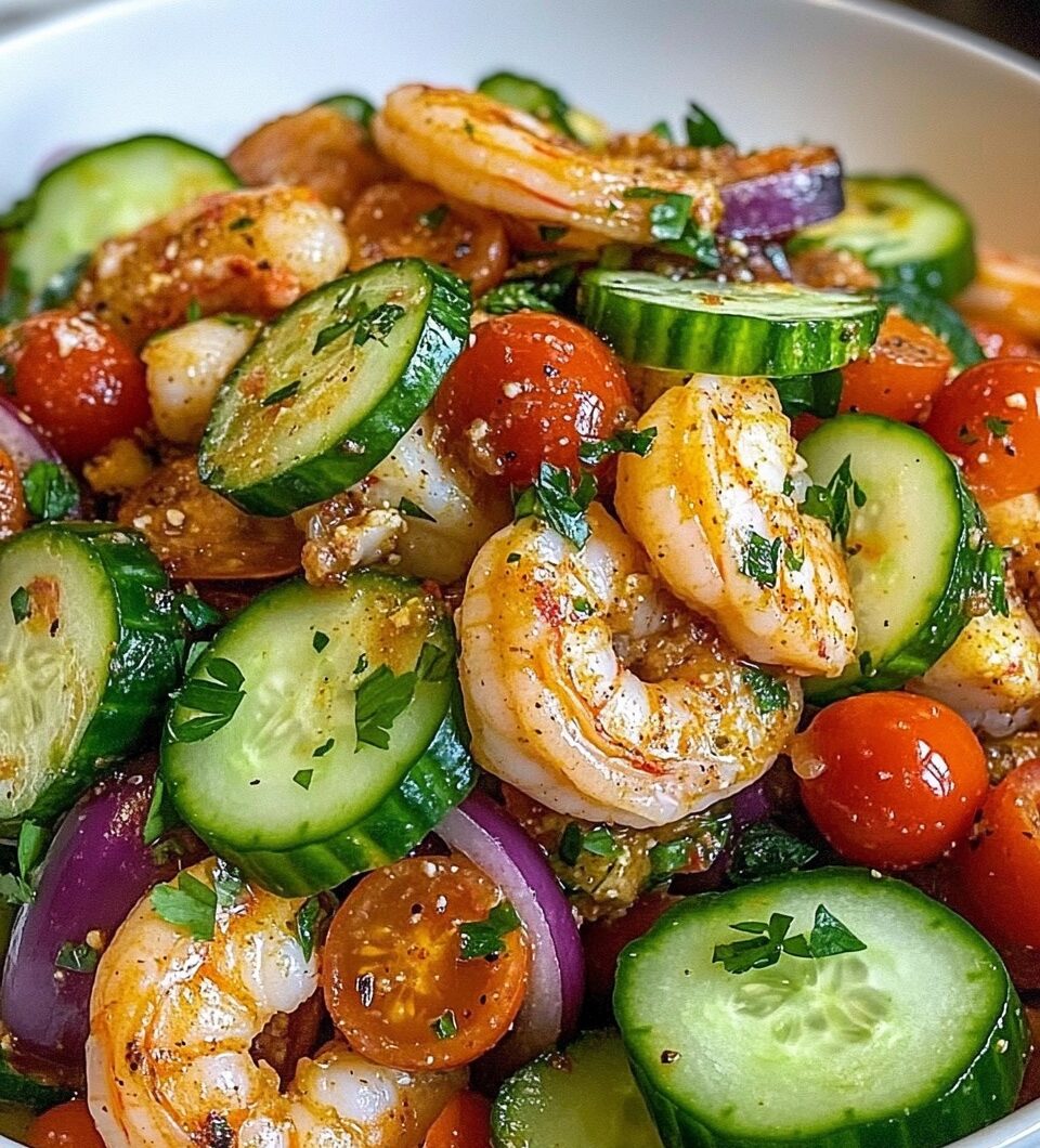 Crawfish and Cucumber Salad