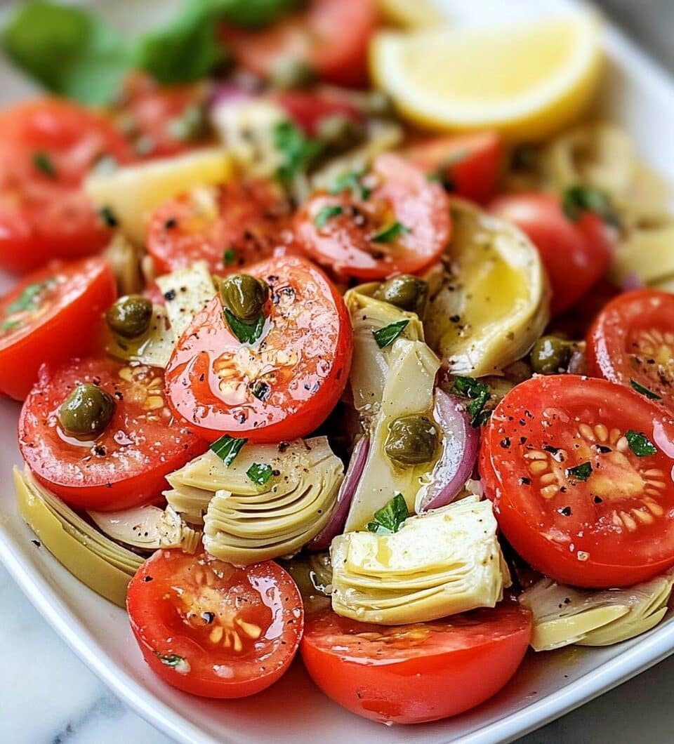 Tomato and Artichoke Salad with Capers
