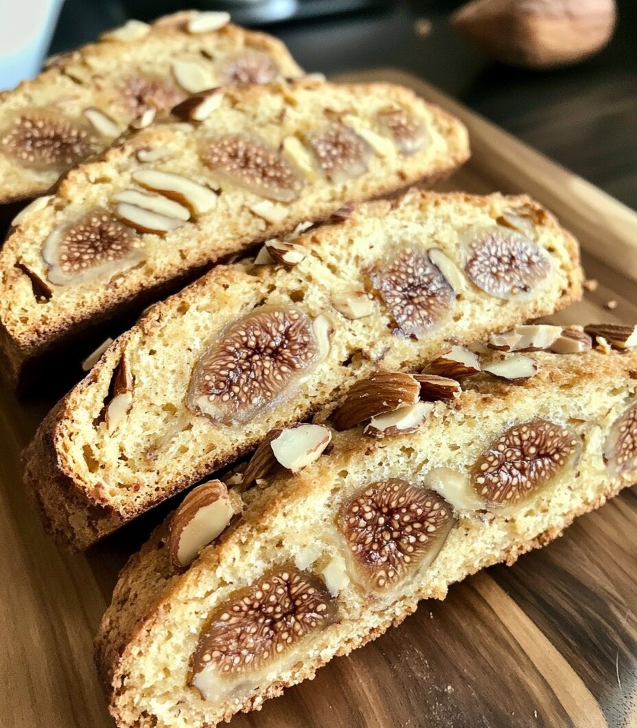 Honey Roasted Fig & Almond Biscotti