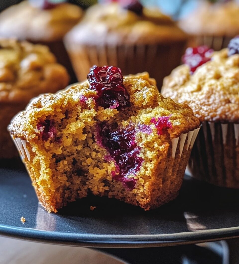Cranberry Pumpkin Muffins