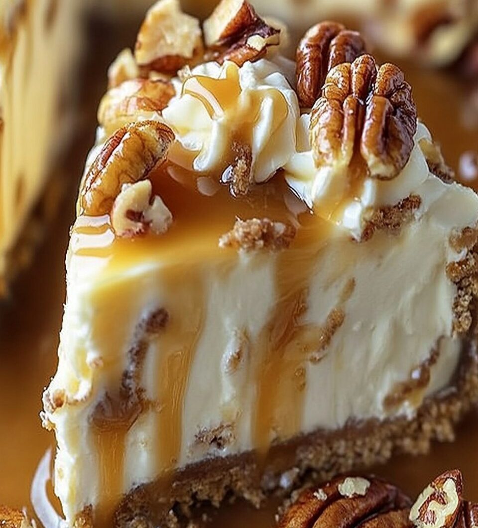 Ultimate Caramel Pecan Cheesecake