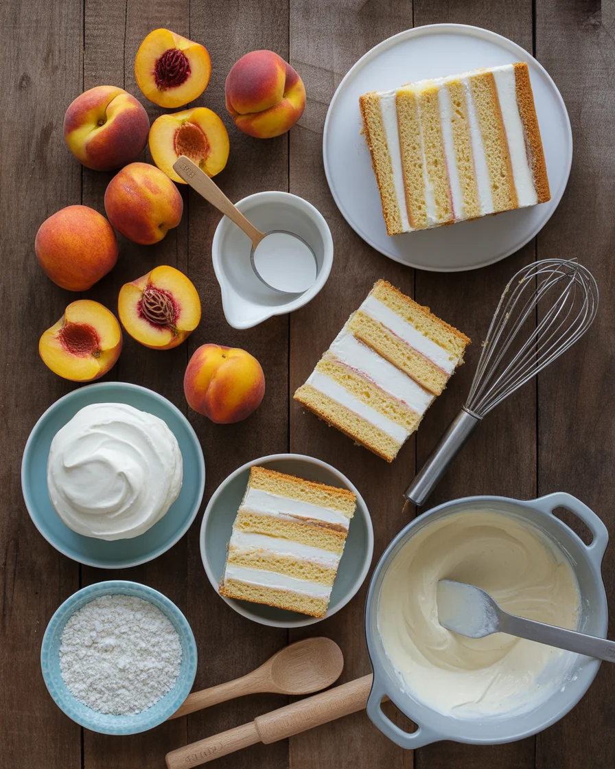 Peaches and Cream Trifle