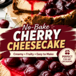 Cherry Cheesecake Recipe with Pistachio Crust