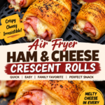 Air Fryer Ham and Cheese Wraps (Easy & Crispy)