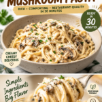 Creamy Mushroom Pasta Recipe