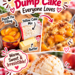 Easy 3-Ingredient Peach Cobbler Dump Cake Everyone Loves