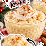 Eggnog Tapioca Pudding Recipe