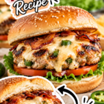 Jalapeño Popper Turkey Burgers Recipe