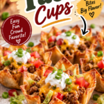 Wonton Taco Cups