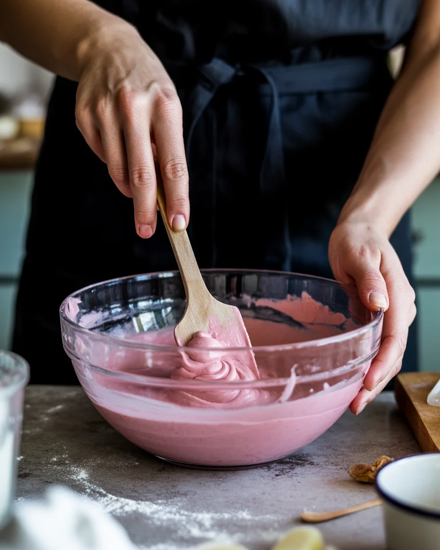 No Bake Cherry and Pistachio Cheesecake