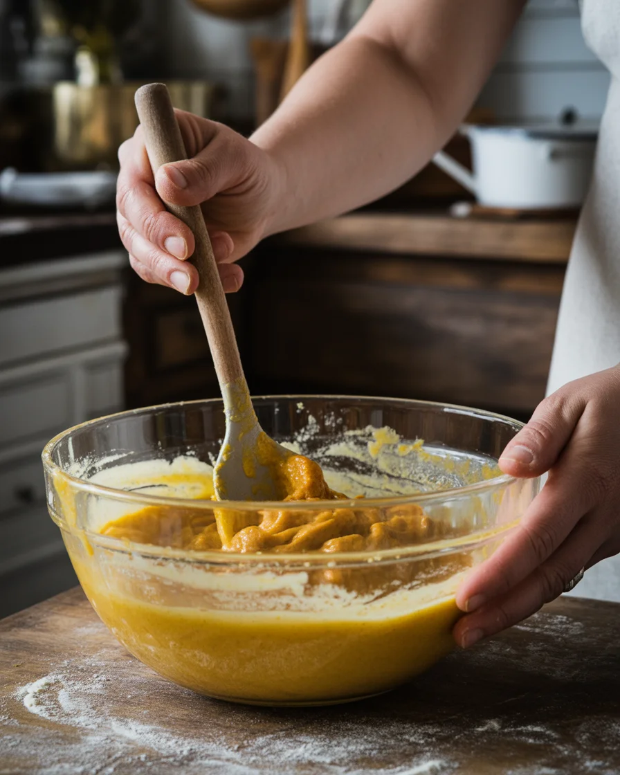 Gooey Pumpkin Crumble Cake