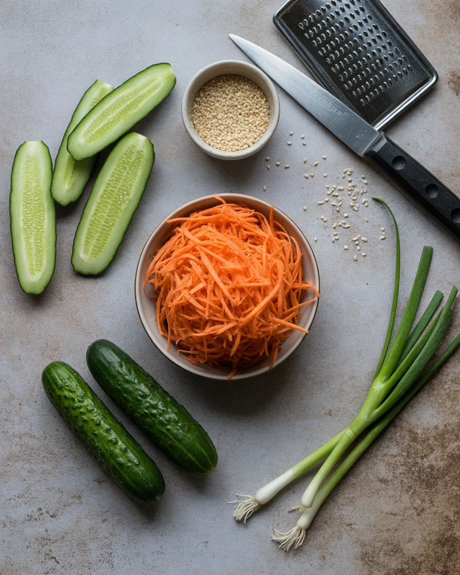 Cucumber and Carrot Salad