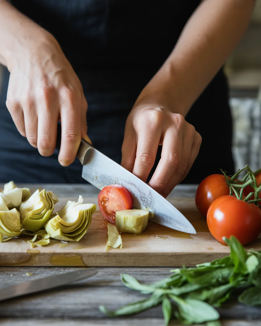 Tomato and Artichoke Salad with Capers