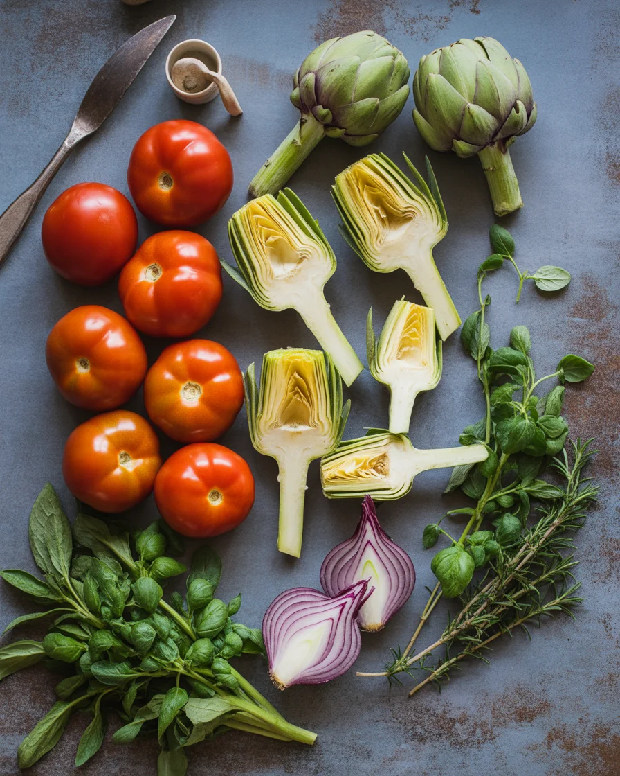Tomato and Artichoke Salad with Capers