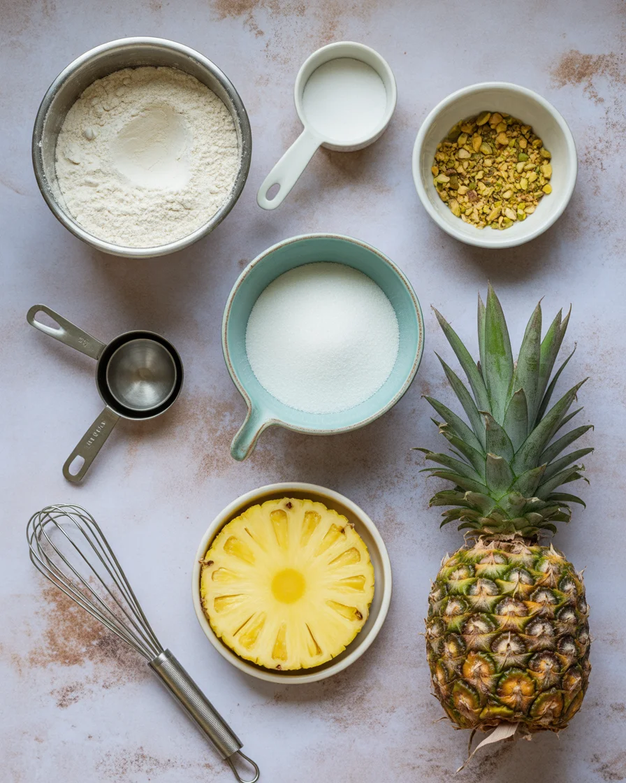 Pistachio Pineapple Cake