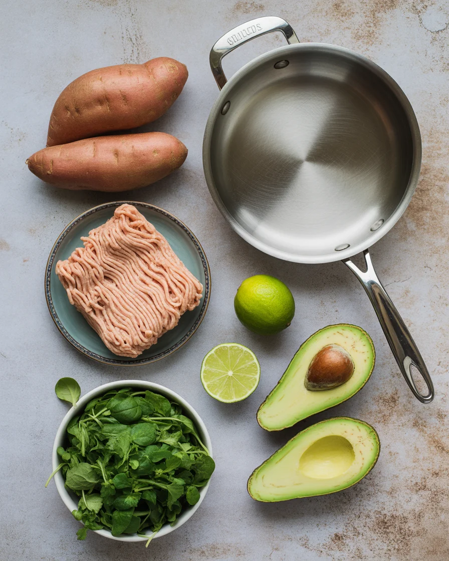Cozy Ground Turkey Sweet Potato Skillet
