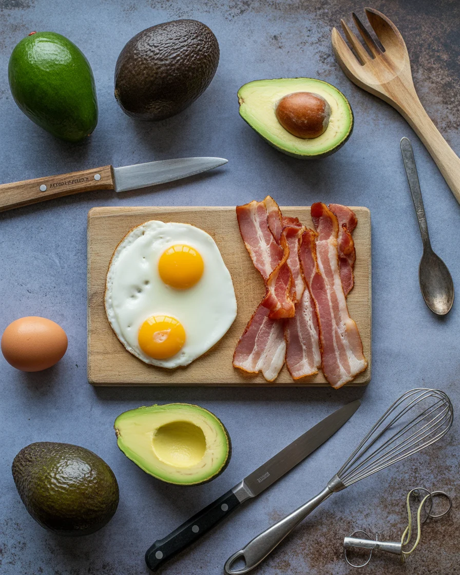 Bacon, Egg, and Avocado Toast