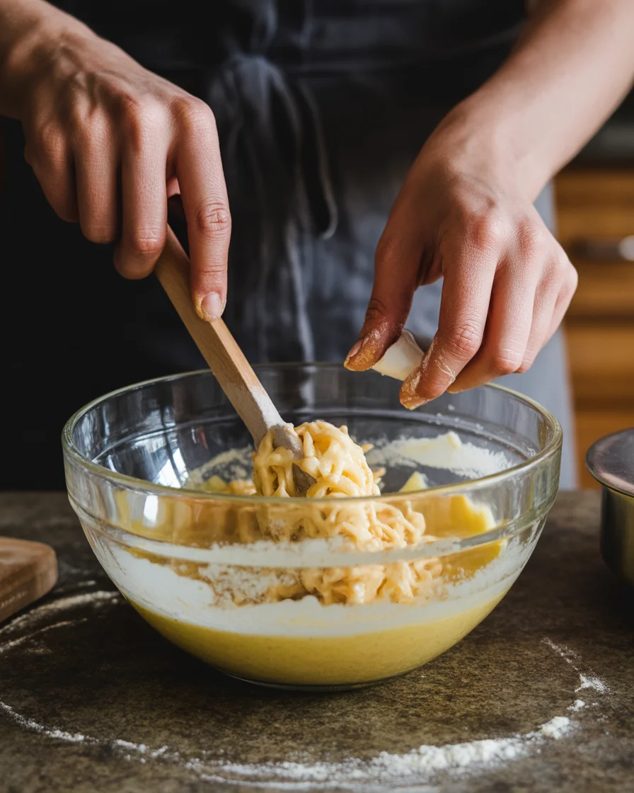 Cheesy Chicken Fritters