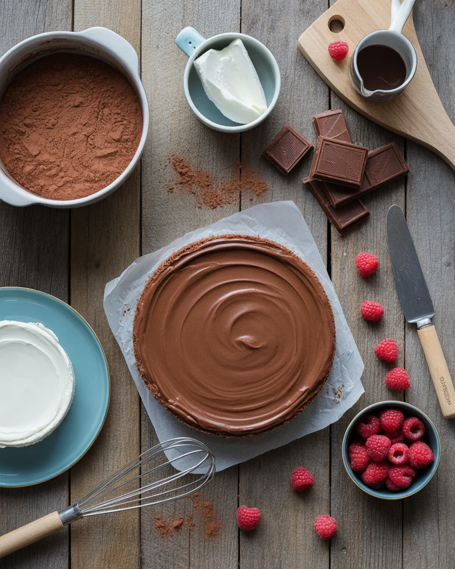 Chocolate Fudge Truffle Cheesecake