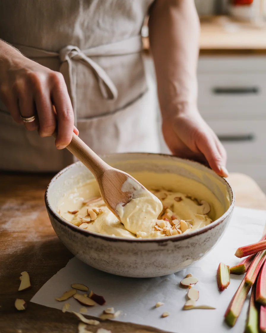 Rhubarb Cheesecake Bars