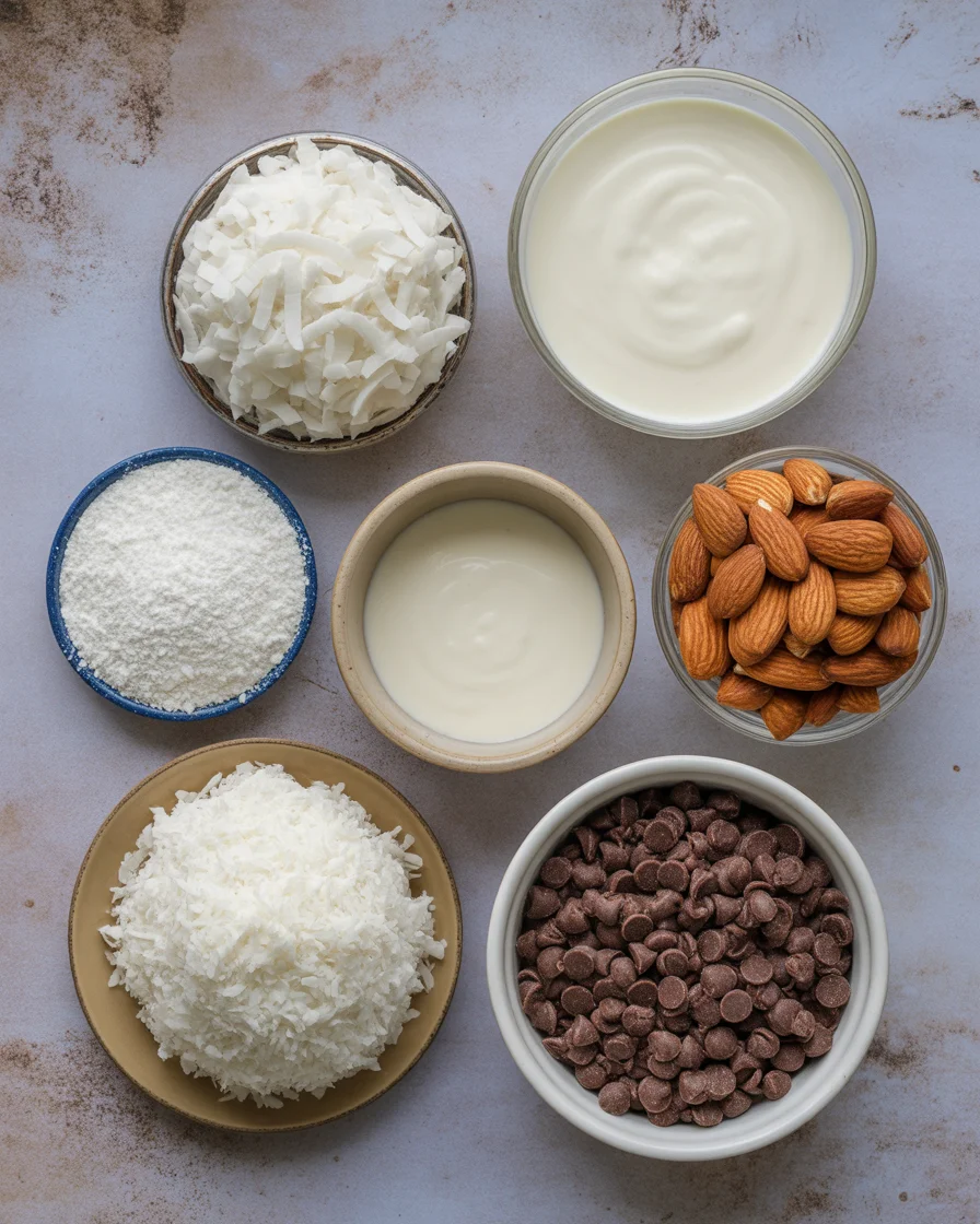 No Bake Coconut Cream Balls