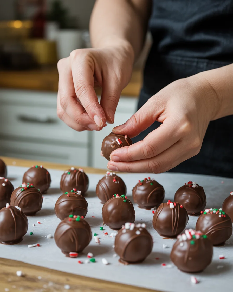 Deliciously Easy Christmas Oreo Balls