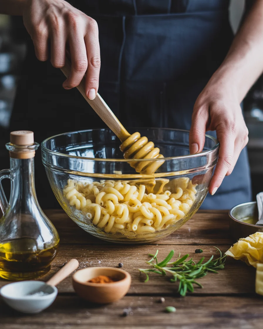Deliciously Simple Honey Mustard Pasta Salad Recipe
