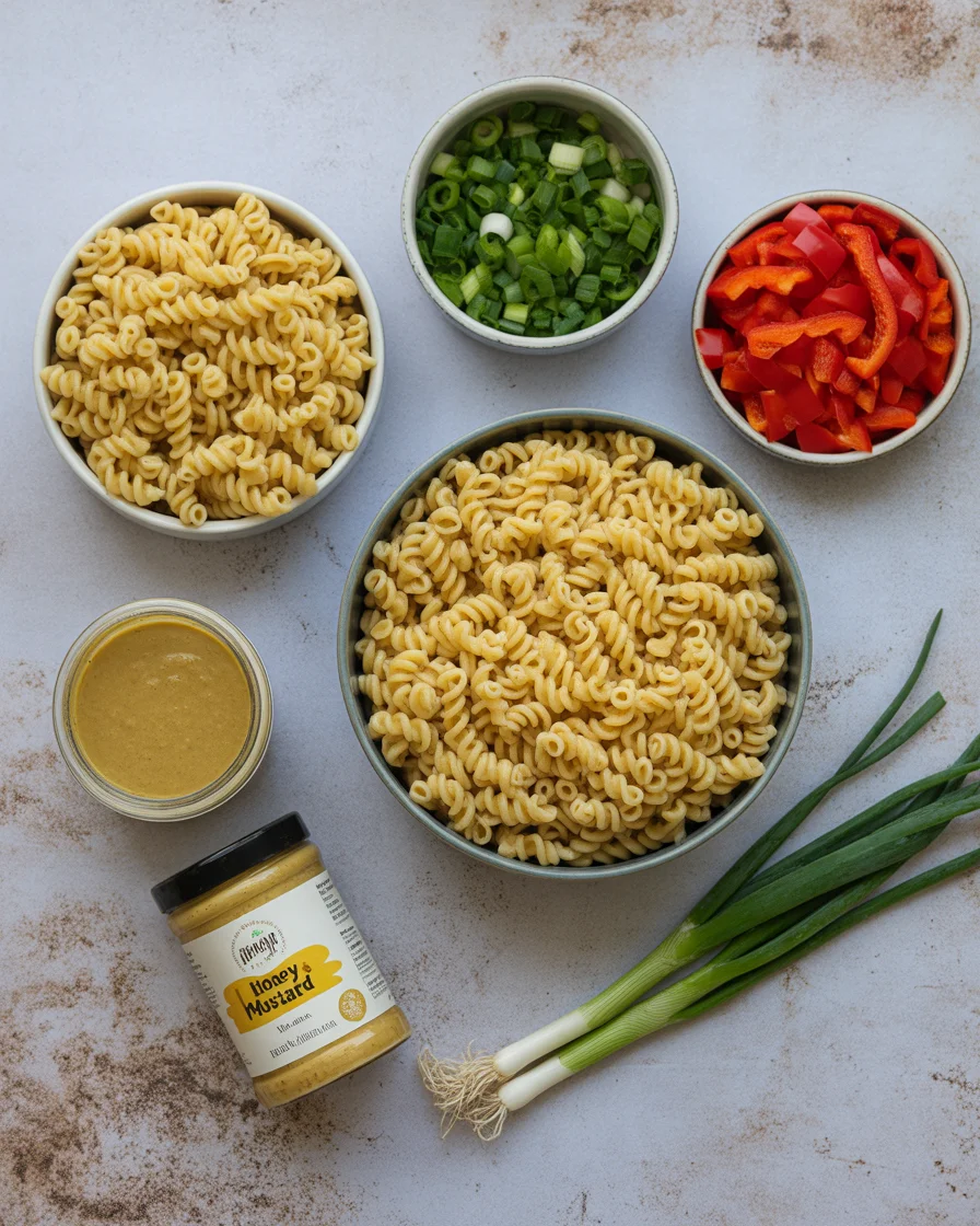 Honey Mustard Pasta Salad