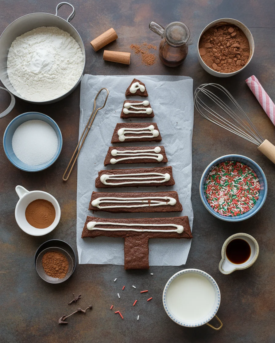 Brownie Christmas Trees