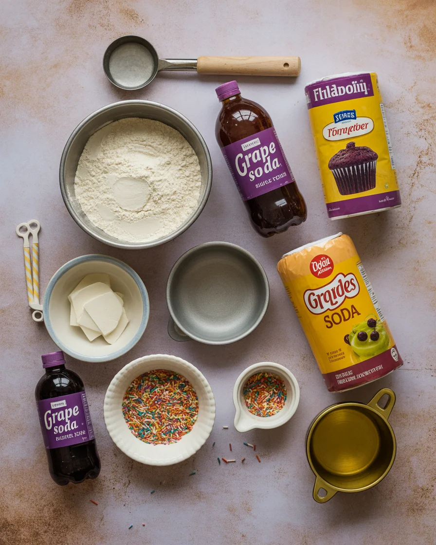 Grape Crush Cupcakes