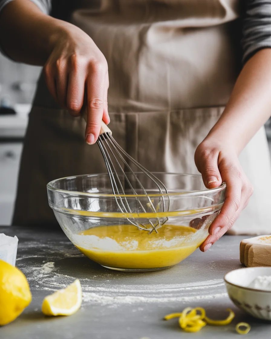 Lemon Condensed Milk Drizzle Cake