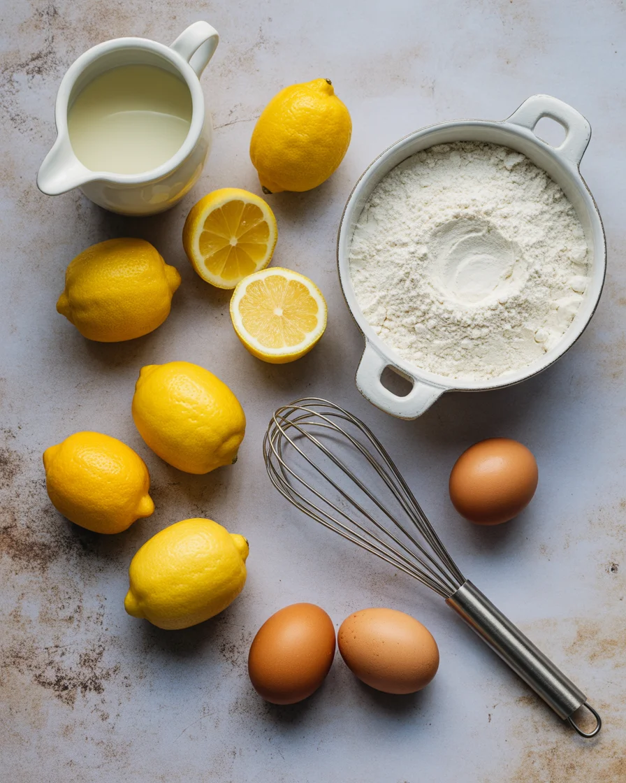 Lemon Condensed Milk Drizzle Cake